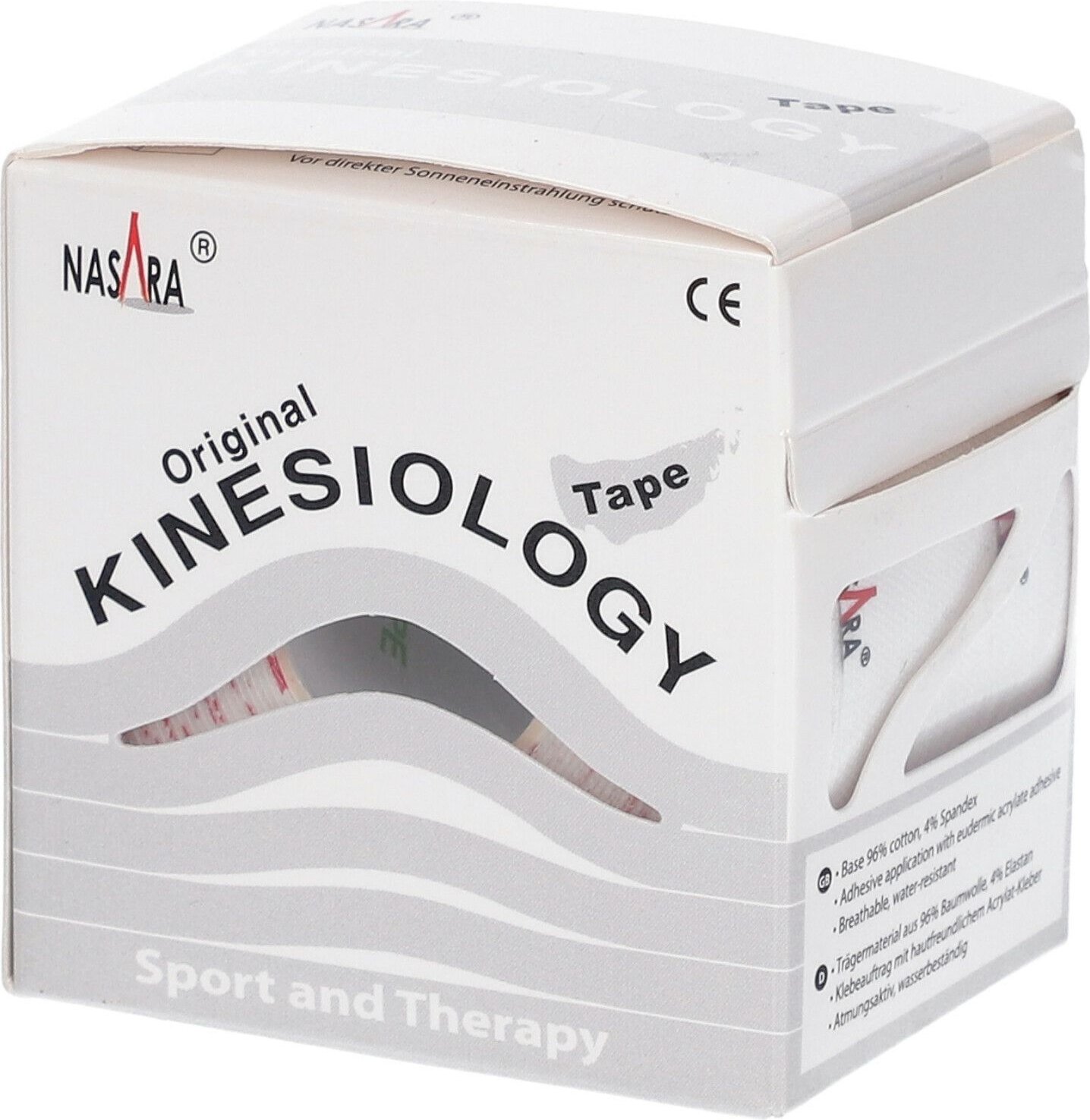 Kinesiologie Tape 5 cmx5 m weiß 1 St Verband