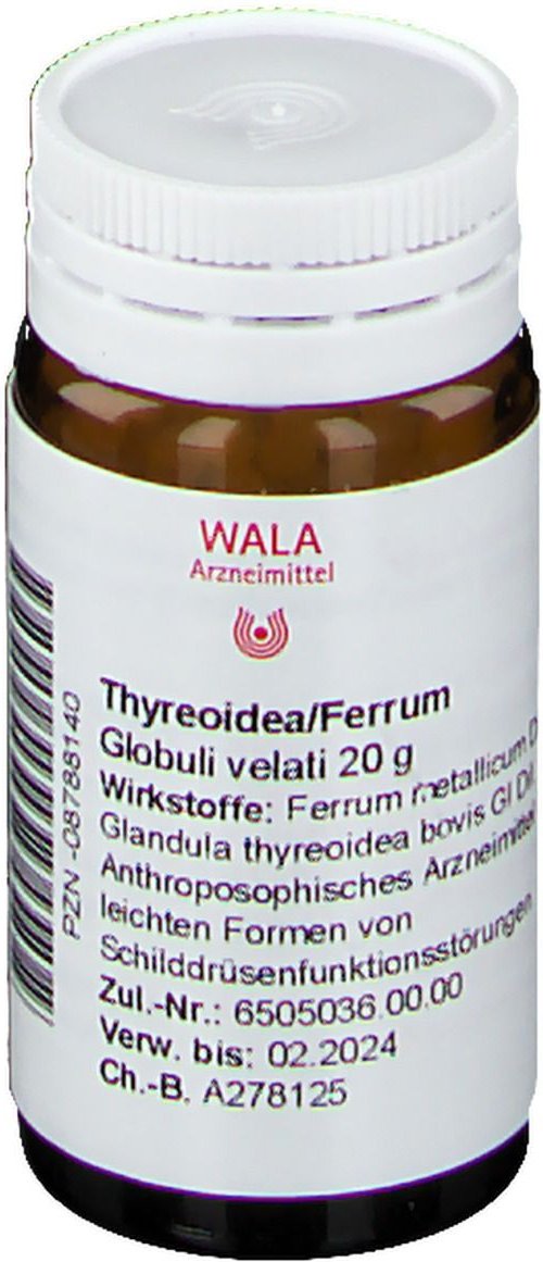 THYREOIDEA/Ferrum Globuli 20 g