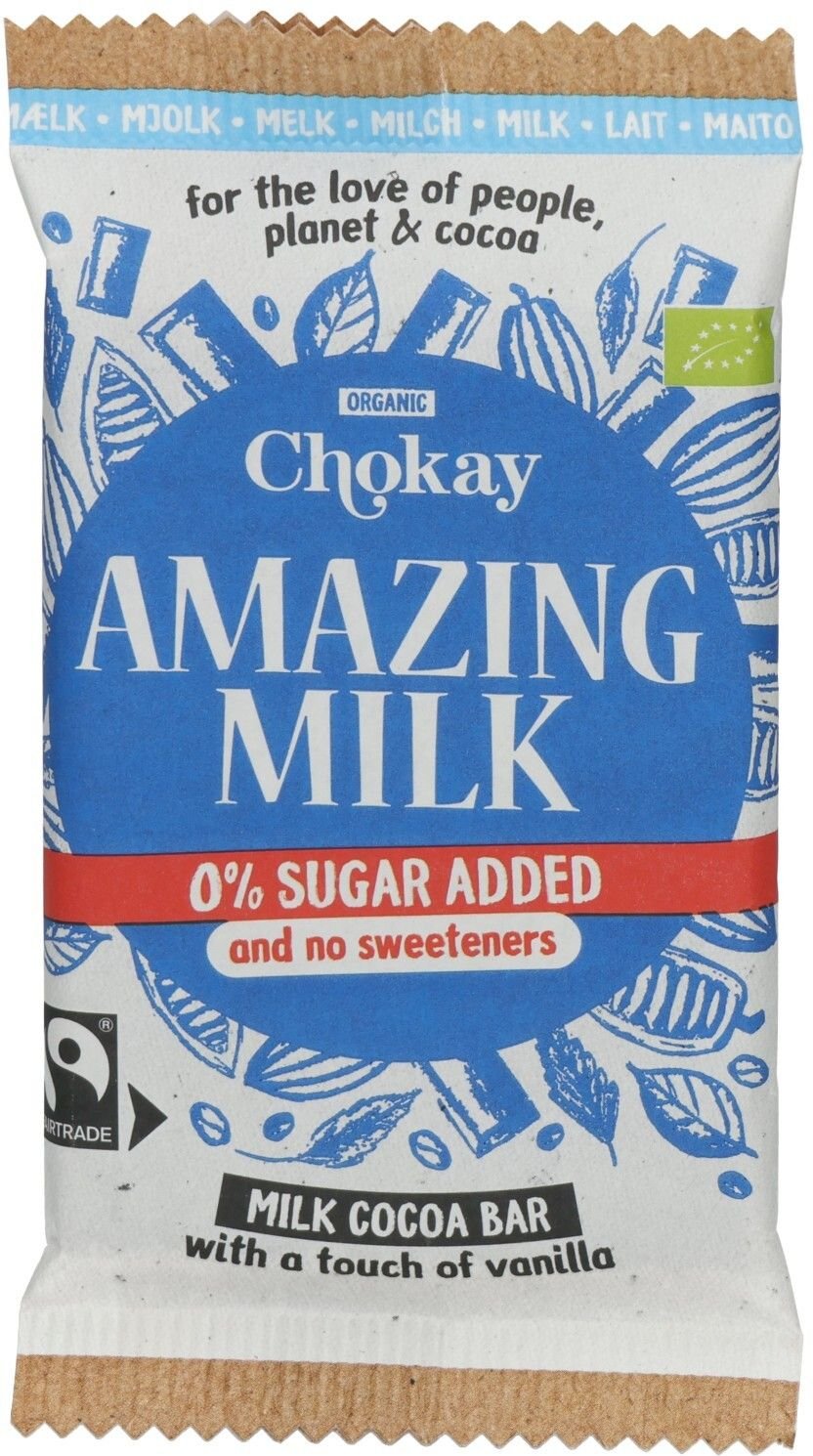 Chokay - Bar Amazing Milk FairTrade, 70g 70 g Schokolade