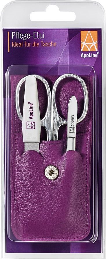 Apoline Manicure Etui 3teilig lila