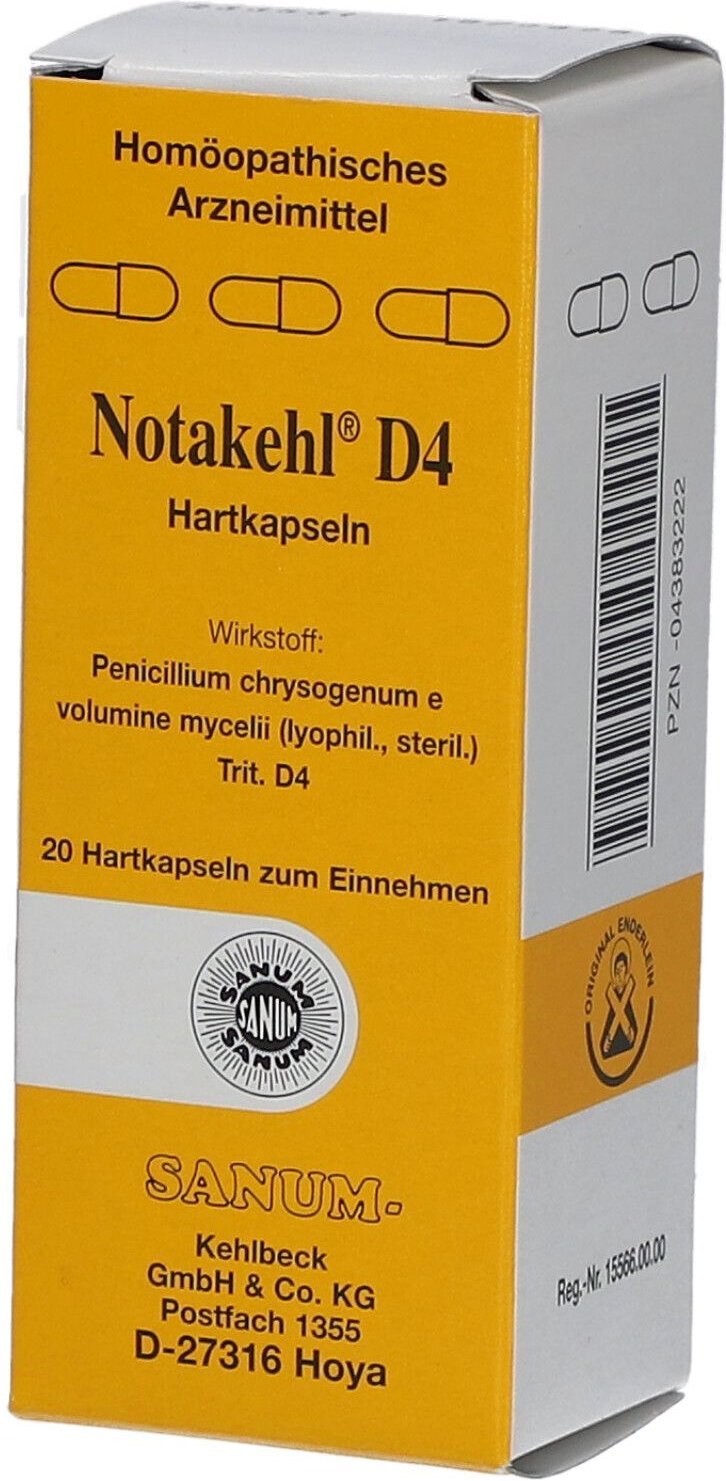 Notakehl D 4 Kapseln 20 St