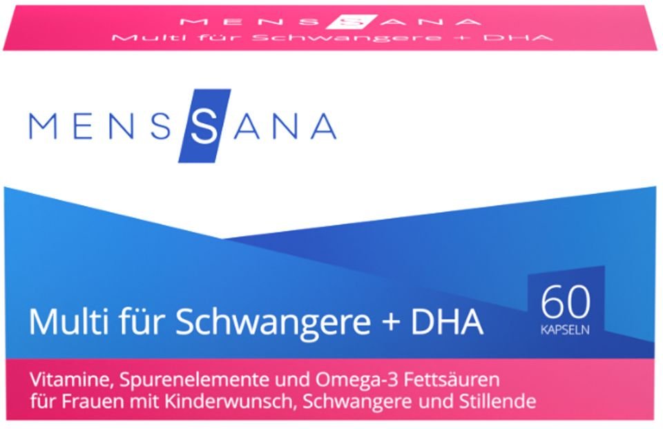 Multi FÜR Schwangere+DHA MensSana Kapseln 60 St