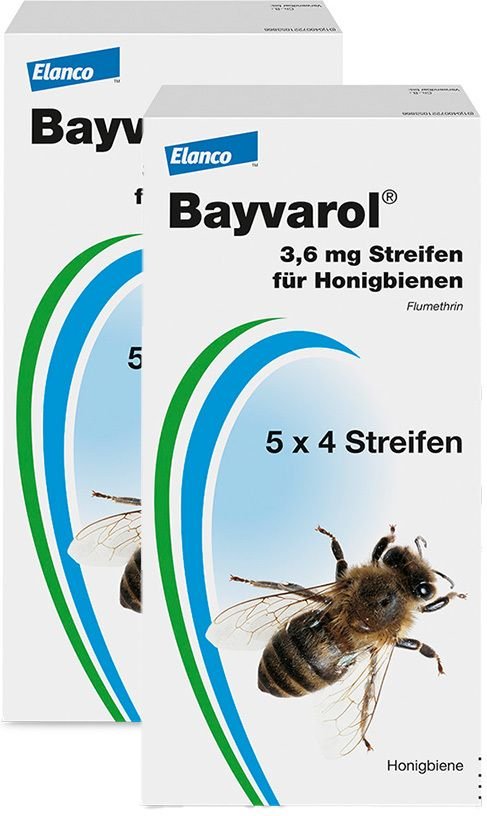 Bayvarol Strips Doppelpack 2x5x4 St Streifen