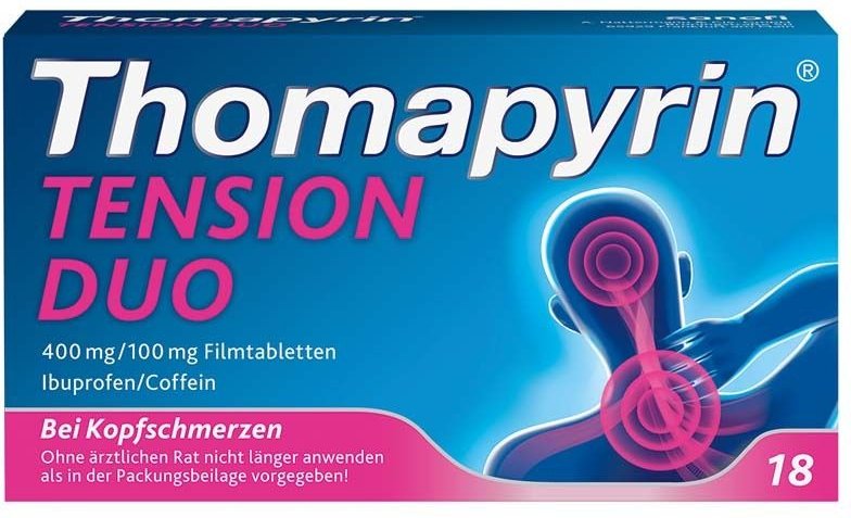 Thomapyrin TENSION DUO 400 mg / 100 mg Filmtabletten