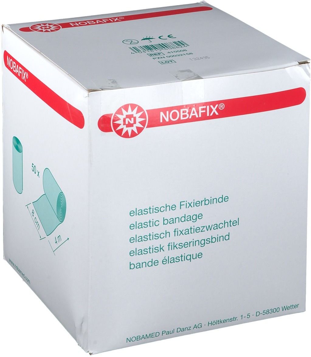 Nobafix Fixierbinden elast.8 cmx4 m 50 St Binden