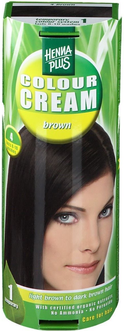 Hennaplus Colour Cream brown 4 60 ml Creme
