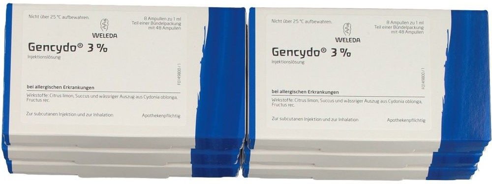 Gencydo 3% Injektionslösung 48x1 ml