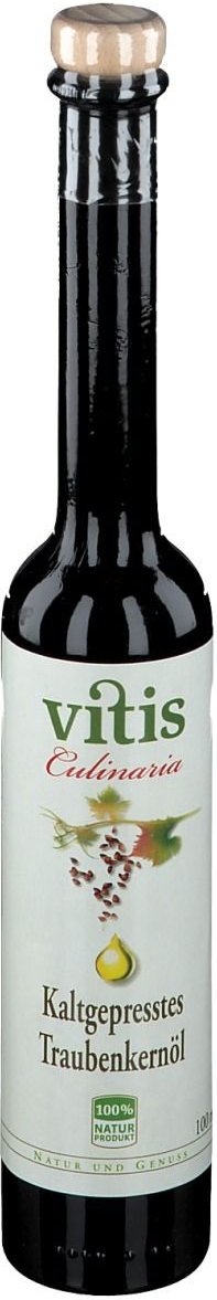 Traubenkernöl kaltgepresst ungefiltert Vitis 100 ml Öl