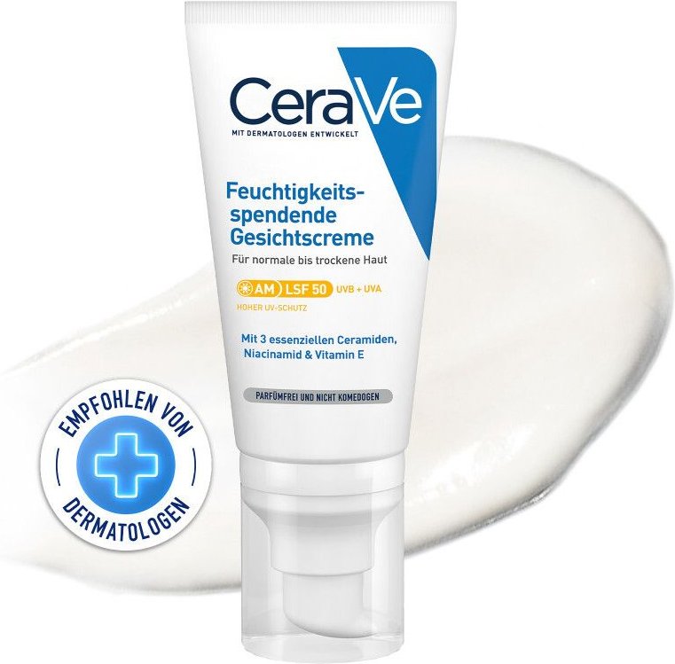 Cerave feuchtigkeitsspendende Gesichtscreme SPF 50 52 ml Creme