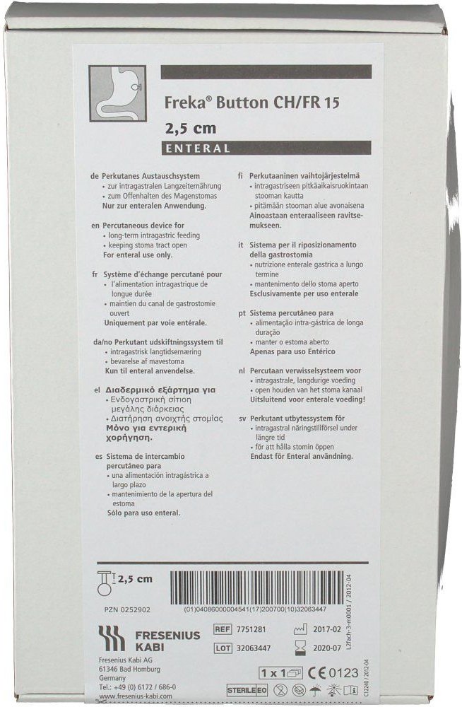 Freka Button Einzelset 2,5 cm 1 St Set