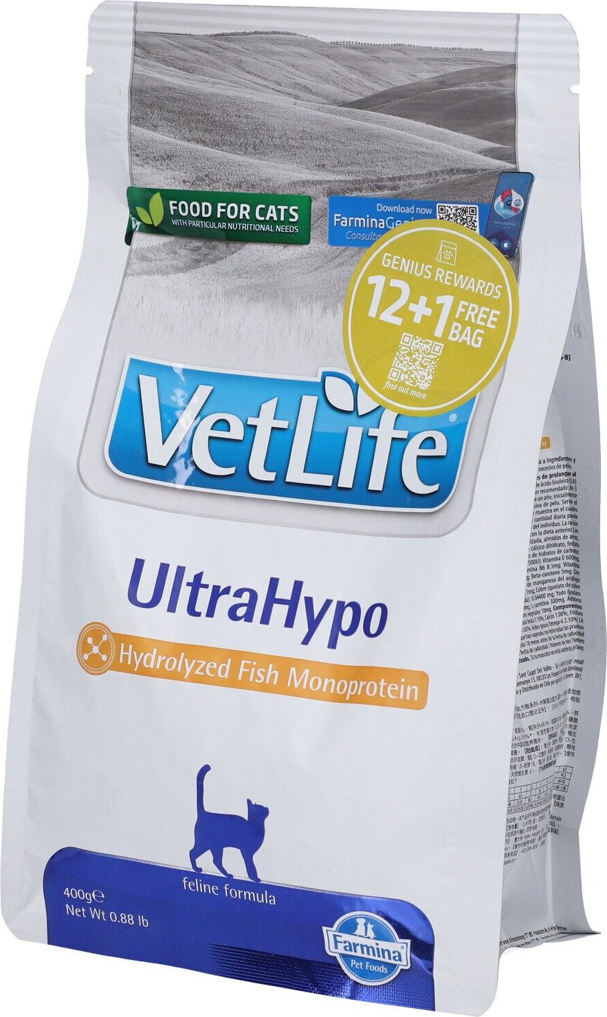 VET Life NAT FEL Ultrahypo400G 400 g Futter