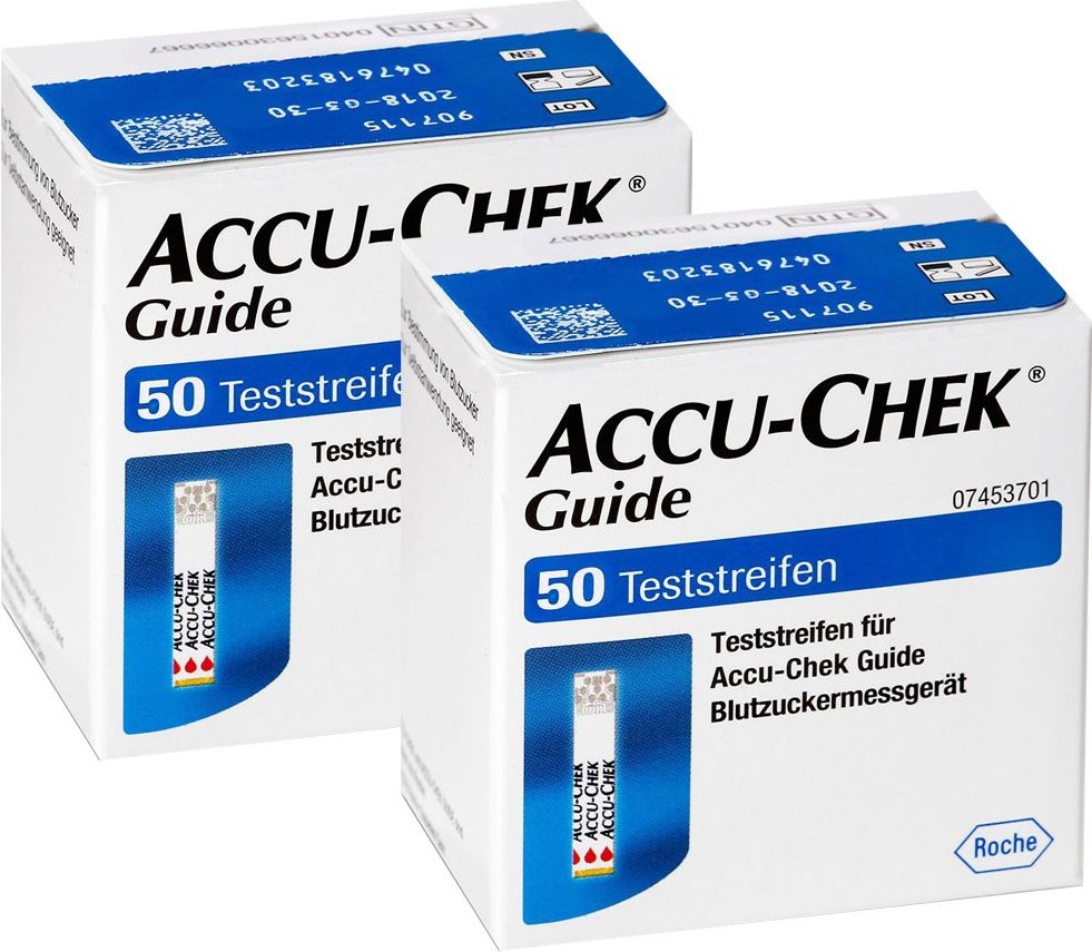 Thumbnail - Doppelpack Accu-Chek Guide Teststreifen 2x50 St