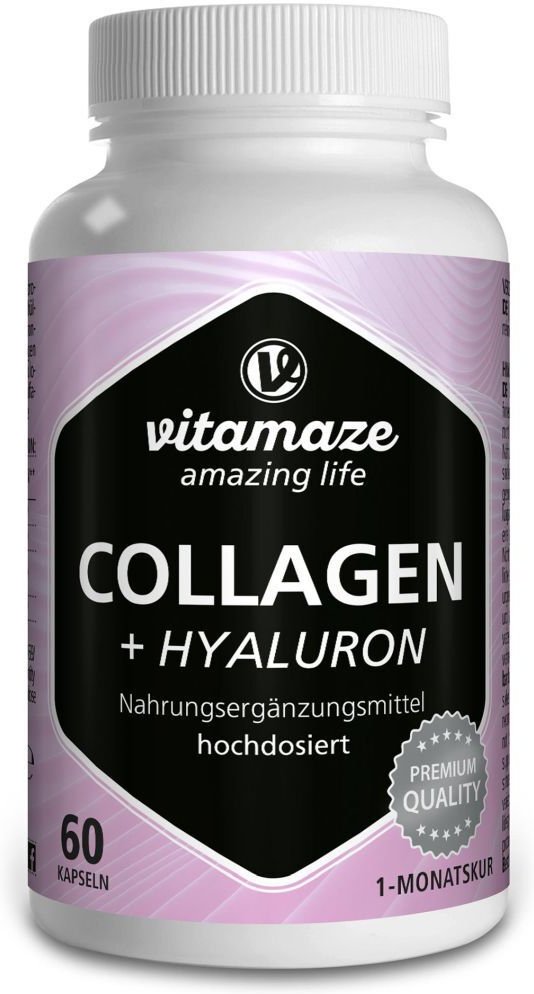 Collagen 300 mg+Hyaluron 100 mg hochdosiert Kaps. 60 St Kapseln