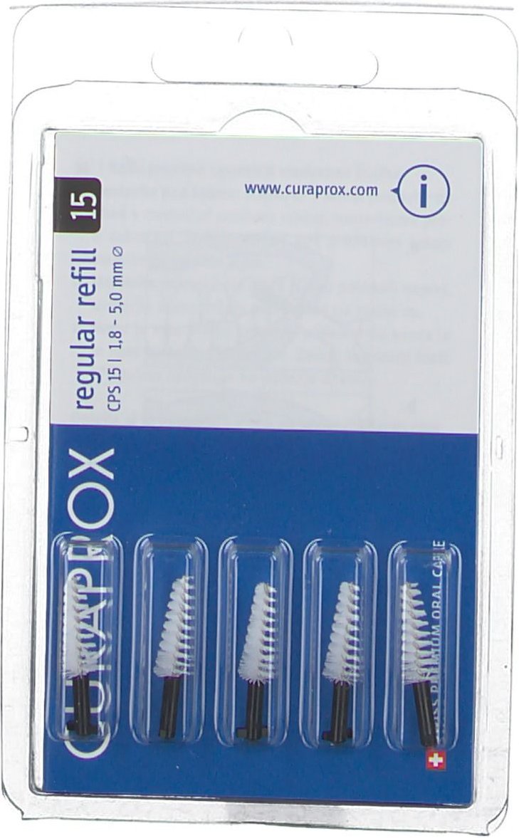 Curaprox CPS 15 Interdentalb.1,8-5 mm 5 St Zahnbürste