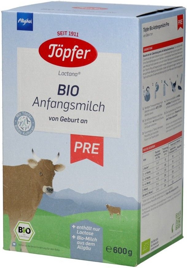 Töpfer Lactana Bio Pre Pulver 600 g