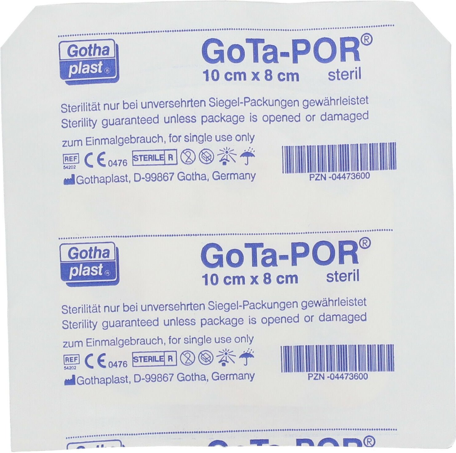 Gota-Por Wundpflaster steril 80x100 mm 1 St Pflaster