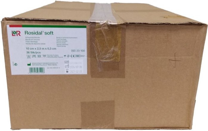 Rosidal Soft Binde 10x0,3 cmx2,5 m 36 St Binden