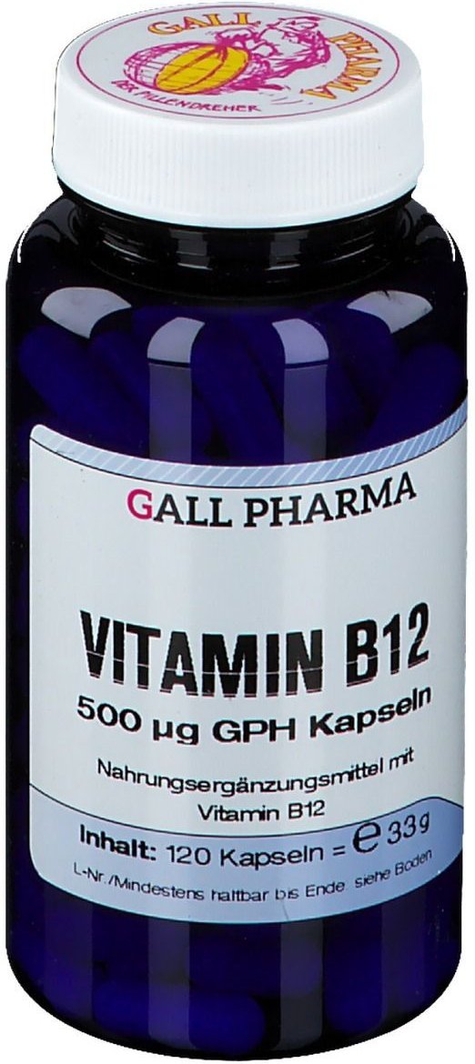 Vitamin B12 500 µg GPH Kapseln 120 St