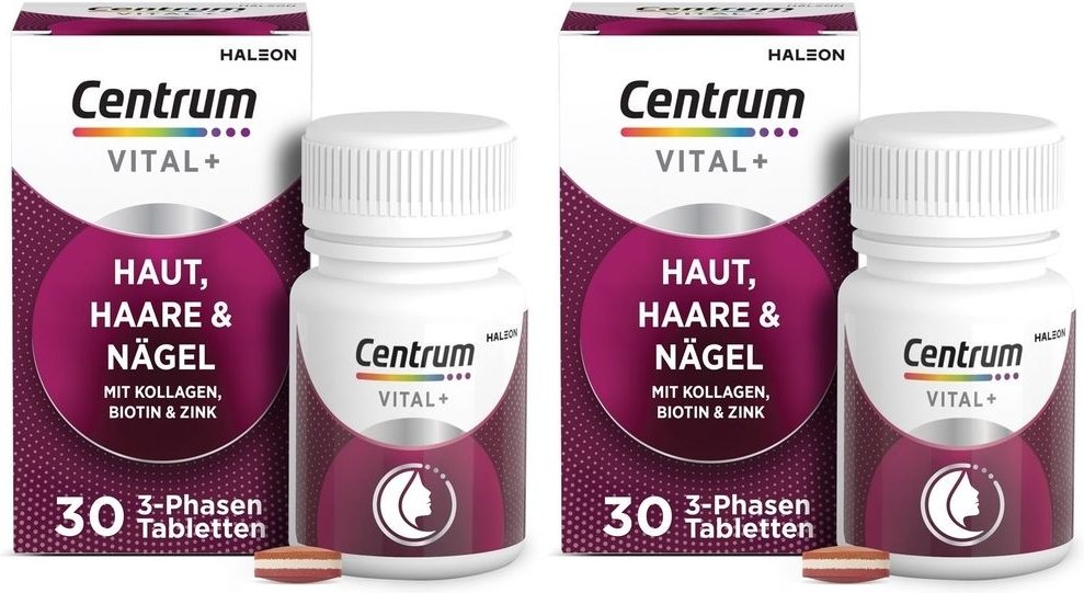 Centrum Vital+ Haut Haare & Nägel Tabletten 2x 2x30 St