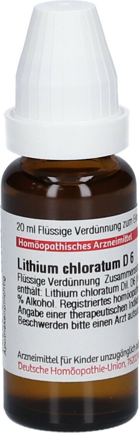 Lithium Chloratum D 6 Dilution 20 ml