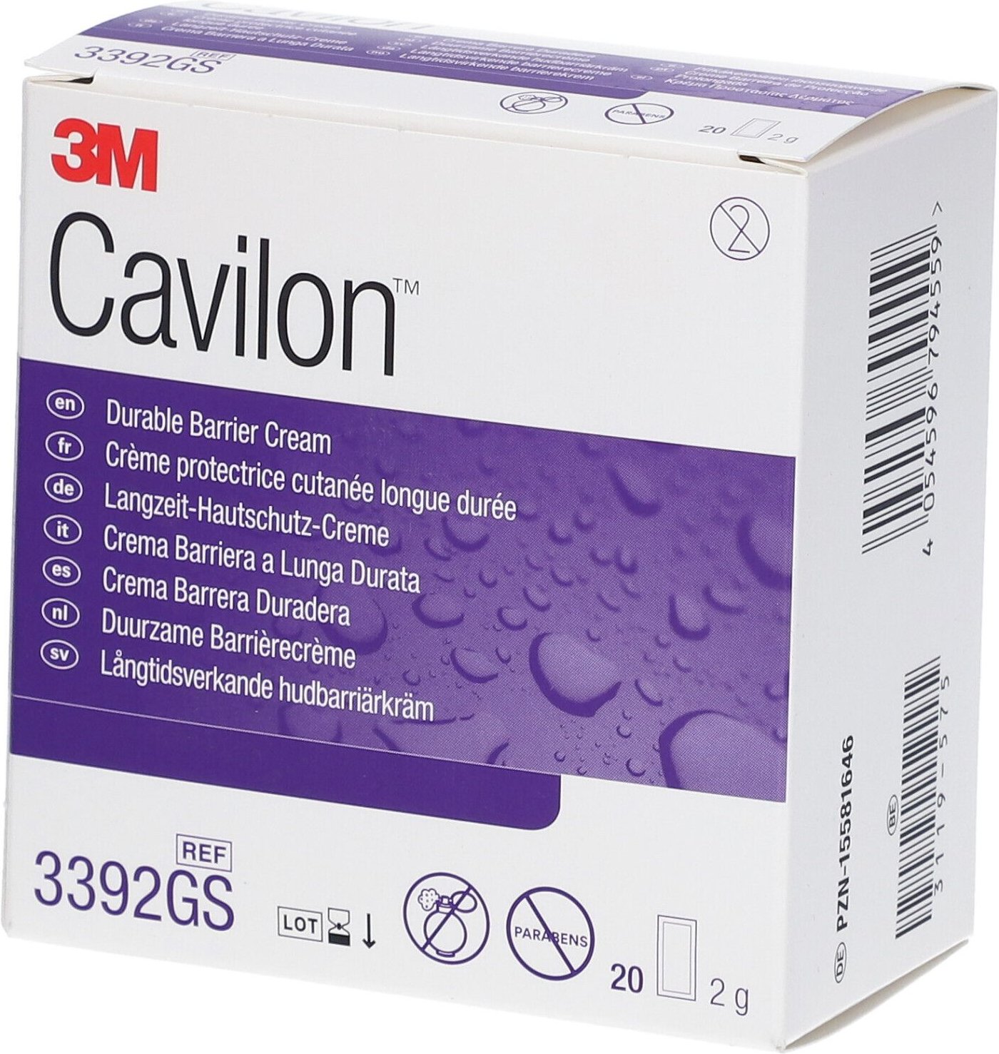 Cavilon Langzeit-Hautschutz-Creme 3392Gs 20x2 g Creme