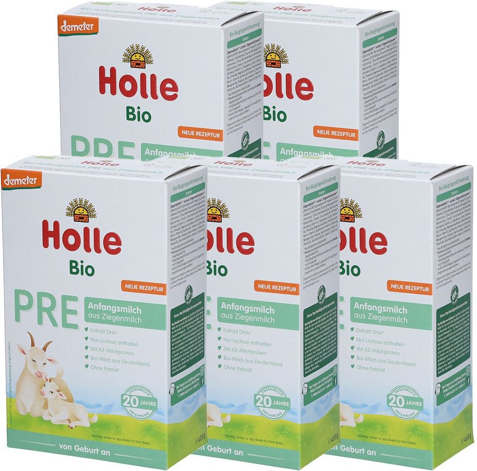 Holle Bio Anfangsmilch PRE aus Ziegenmilch Pulver 400 g