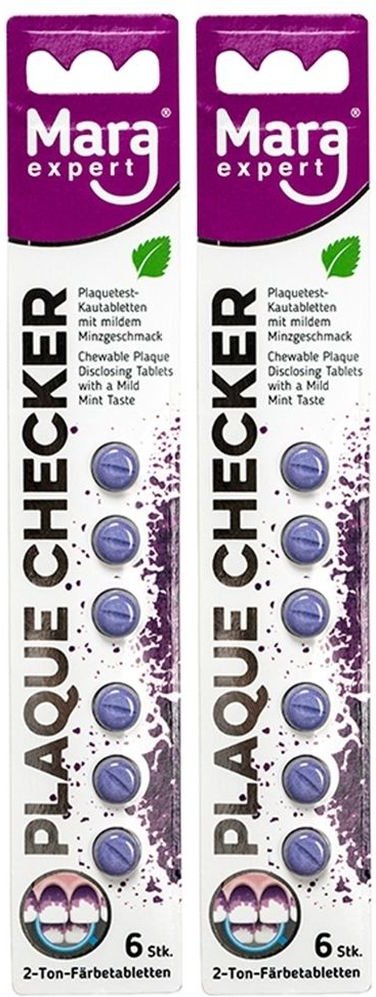 Mara Expert Plaque Checker Tabletten x2 2x6 St