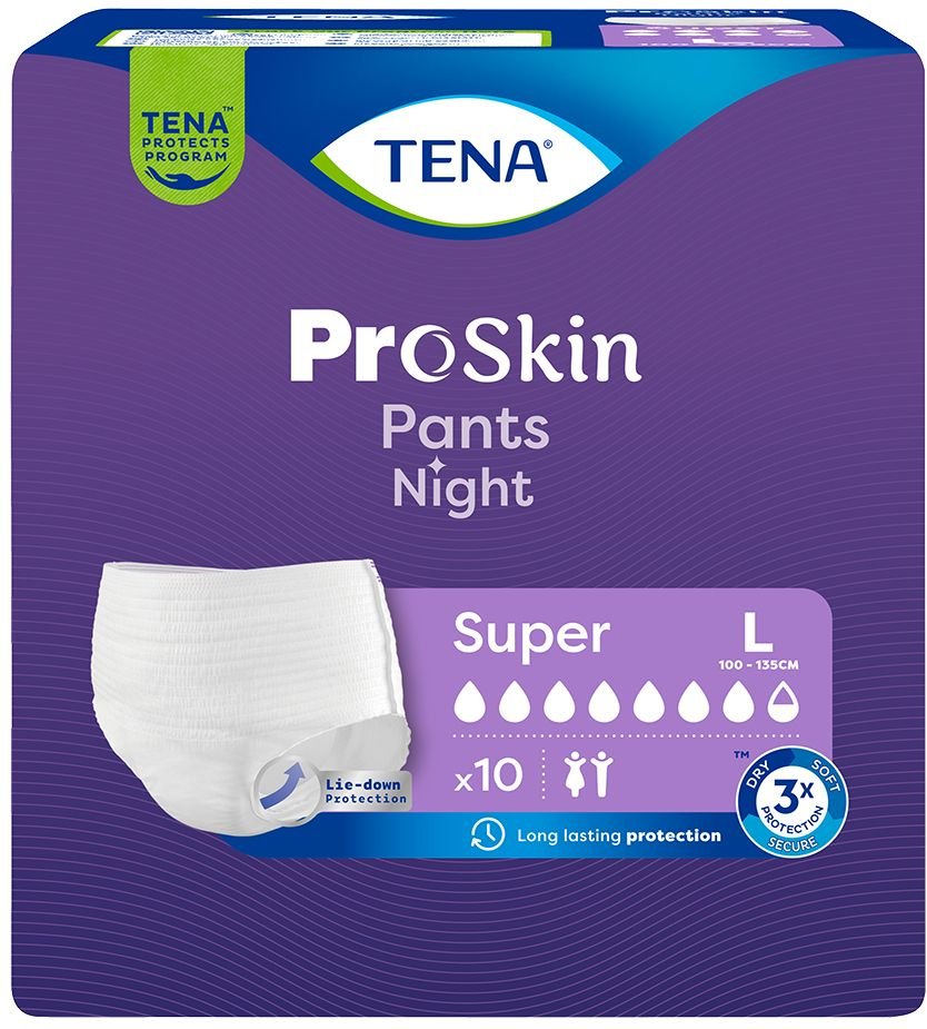 Tena Pants Night Super L 10Pz 10 St Windeln