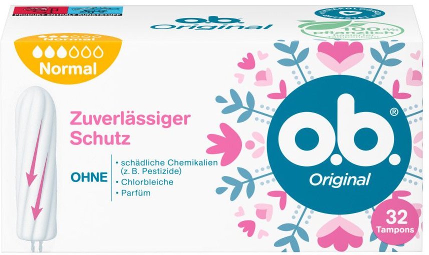Thumbnail - O.b. Tampons normal 32 St Tampon