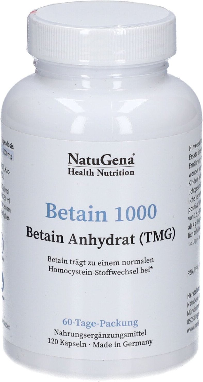 Betain 1000 TMG vegan Kapseln 120 St