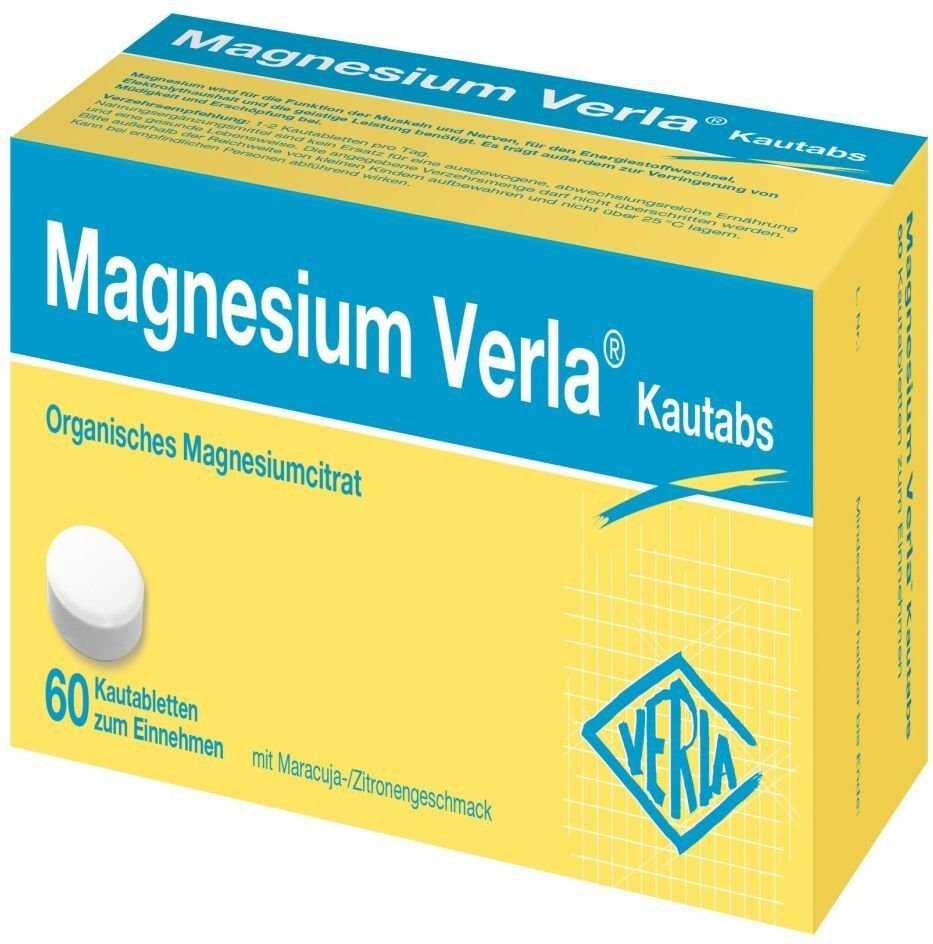 Magnesium Verla Kautabs 60 St Kautabletten