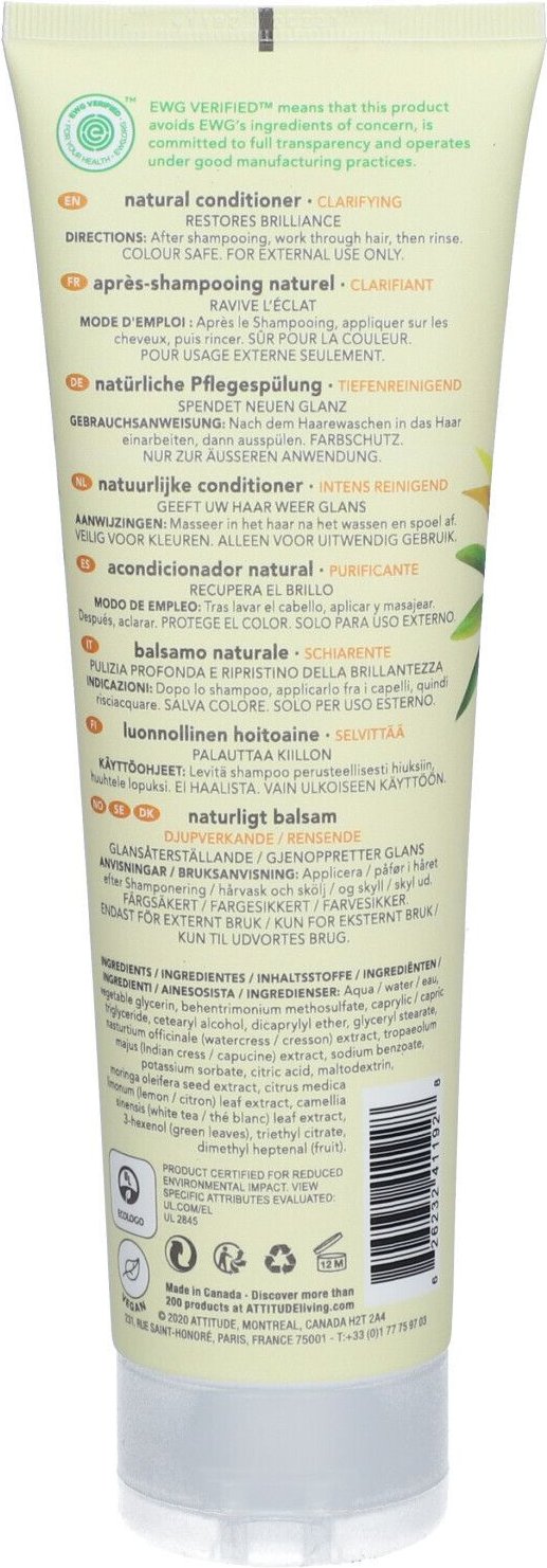 Attitude Super Leaves Verhelderende Conditioner 240 ml Haarspülung