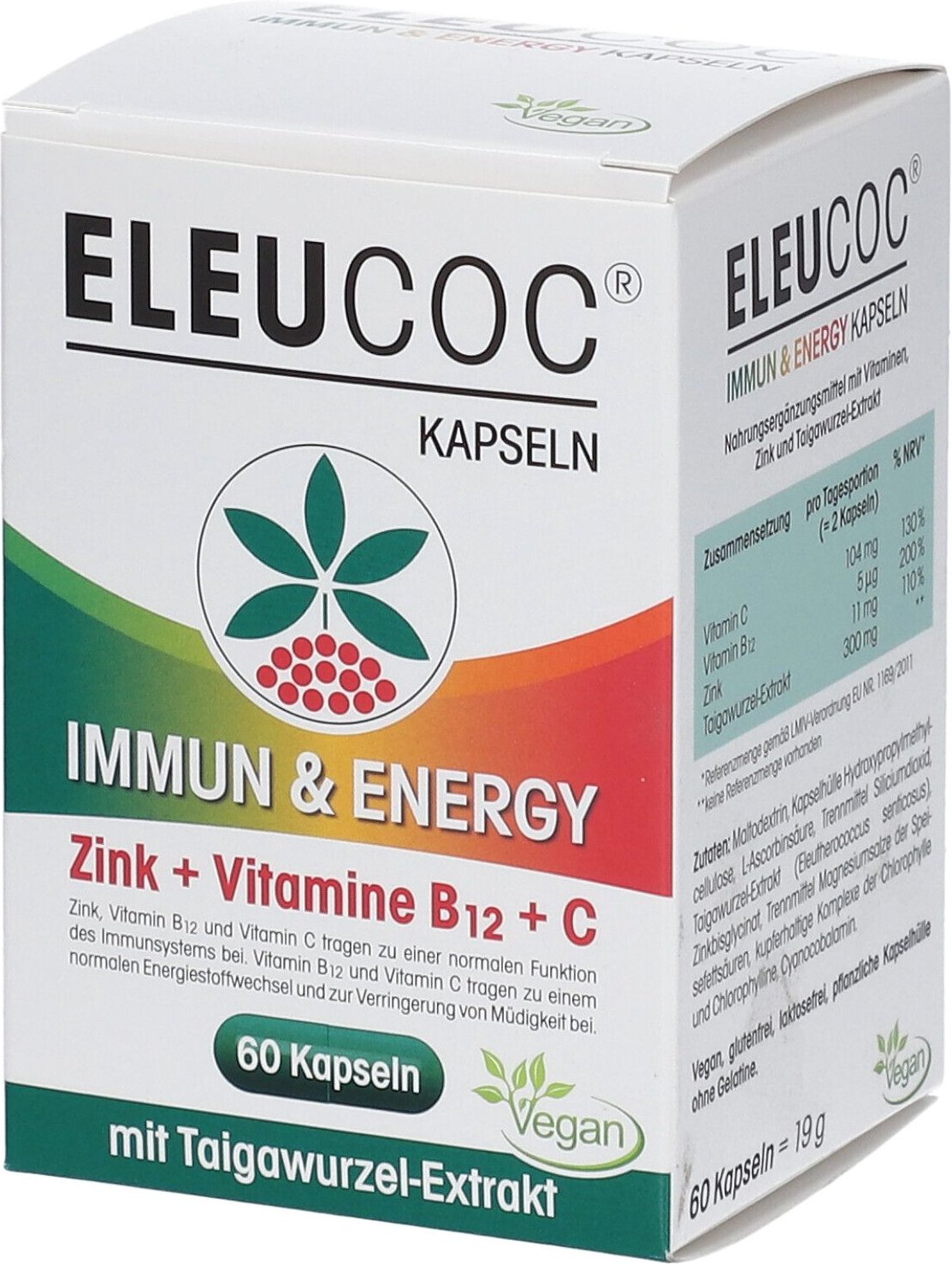 Eleucoc Immun & Energy Kapseln