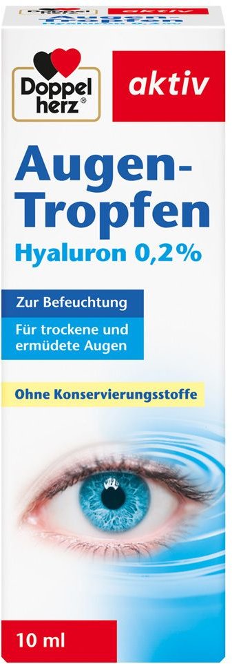 Doppelherz Augen-Tropfen Hyaluron 0,2% 10 ml Tropfen