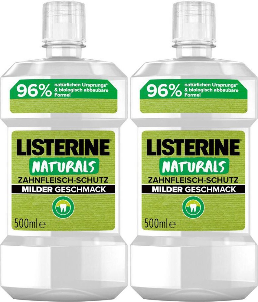 Thumbnail - Listerine NAT Zahnfl SCH x2 2x500 ml Lösung