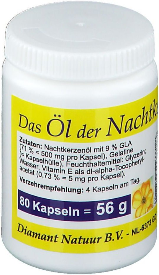 Nachtkerze ÖL Kapseln 500 mg 80 St
