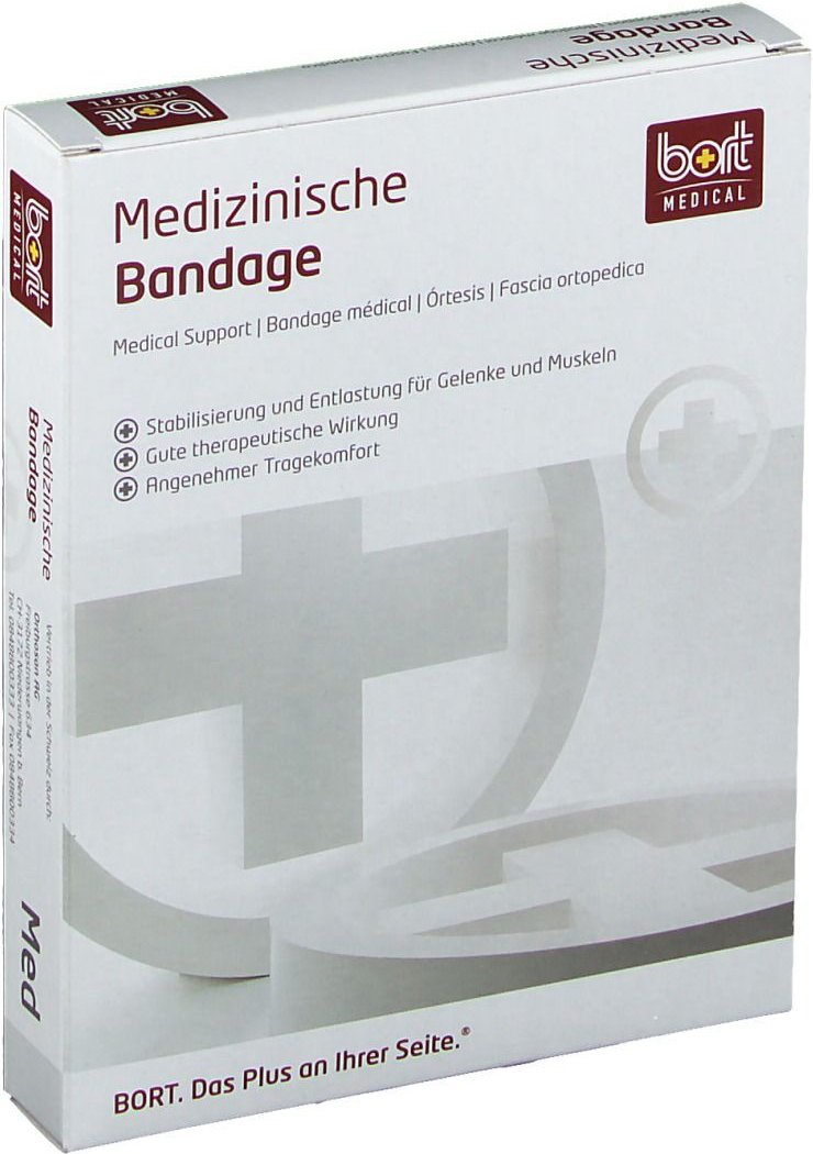 Thumbnail - Bort Handgelenkstütze m.eingef.Daumenaussp.L blau 1 St Bandage(s)