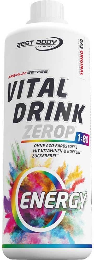 Thumbnail - Best Body Nutrition Low Carb Vital Drink, Energy 1000 ml Flüssigkeit