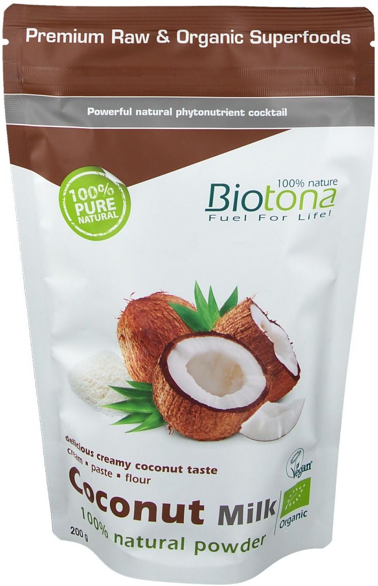 Biotona Coconut Milk Natural Powder Bio 200 g Pulver