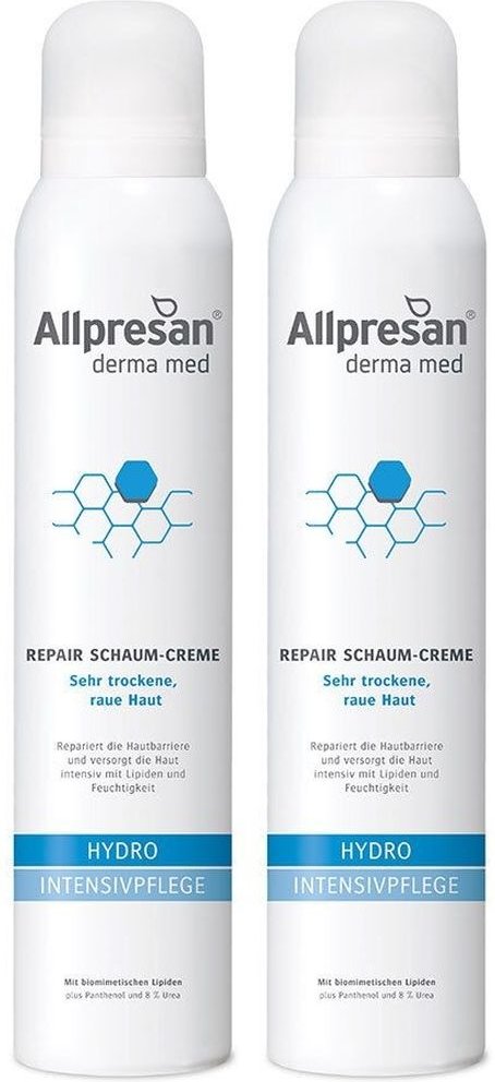 Allpresan derma med Hydro Intensivpflege Schaum-Cr 2x 2x200 ml Schaum
