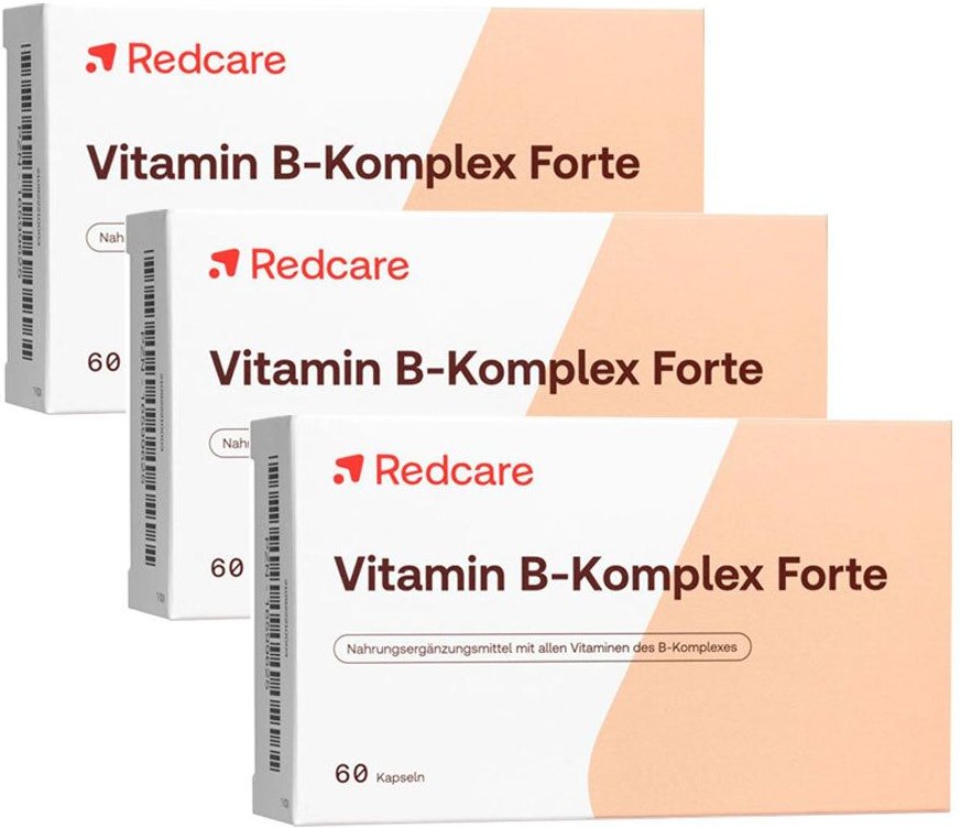 Vitamin B Komplex Forte RedCare Dreierpack 3x60 St Kapseln