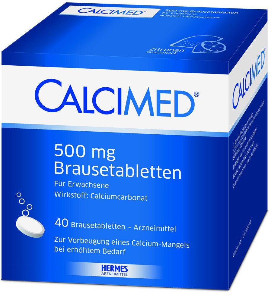 Calcimed 500 mg Brausetabletten 40 St