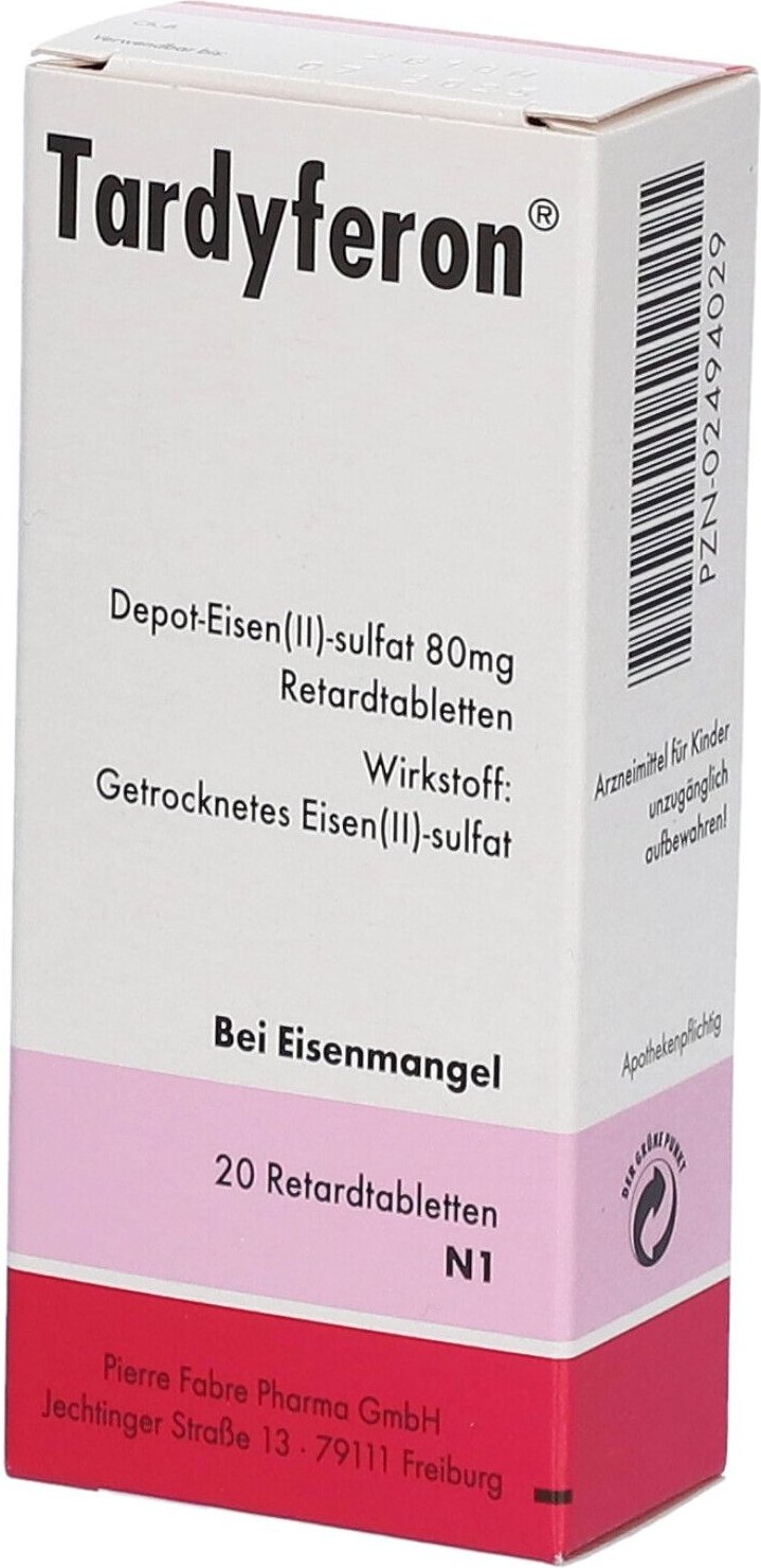 Tardyferon Depot-Eisen(II)-sulfat 80 mg Retardtabletten