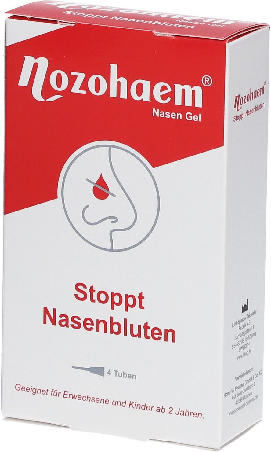Nozohaem Nasen Gel Tube 4x5 ml Nasengel
