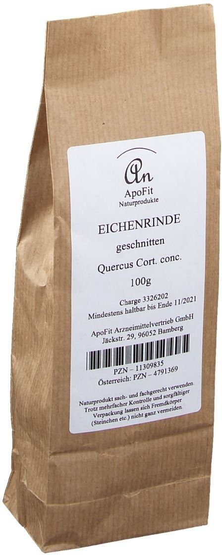 Eichenrinde geschnitten