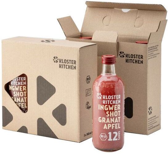 BIO Ingwershot Granatapfel 12Shots 6x360ml 2x3x360 ml Saft