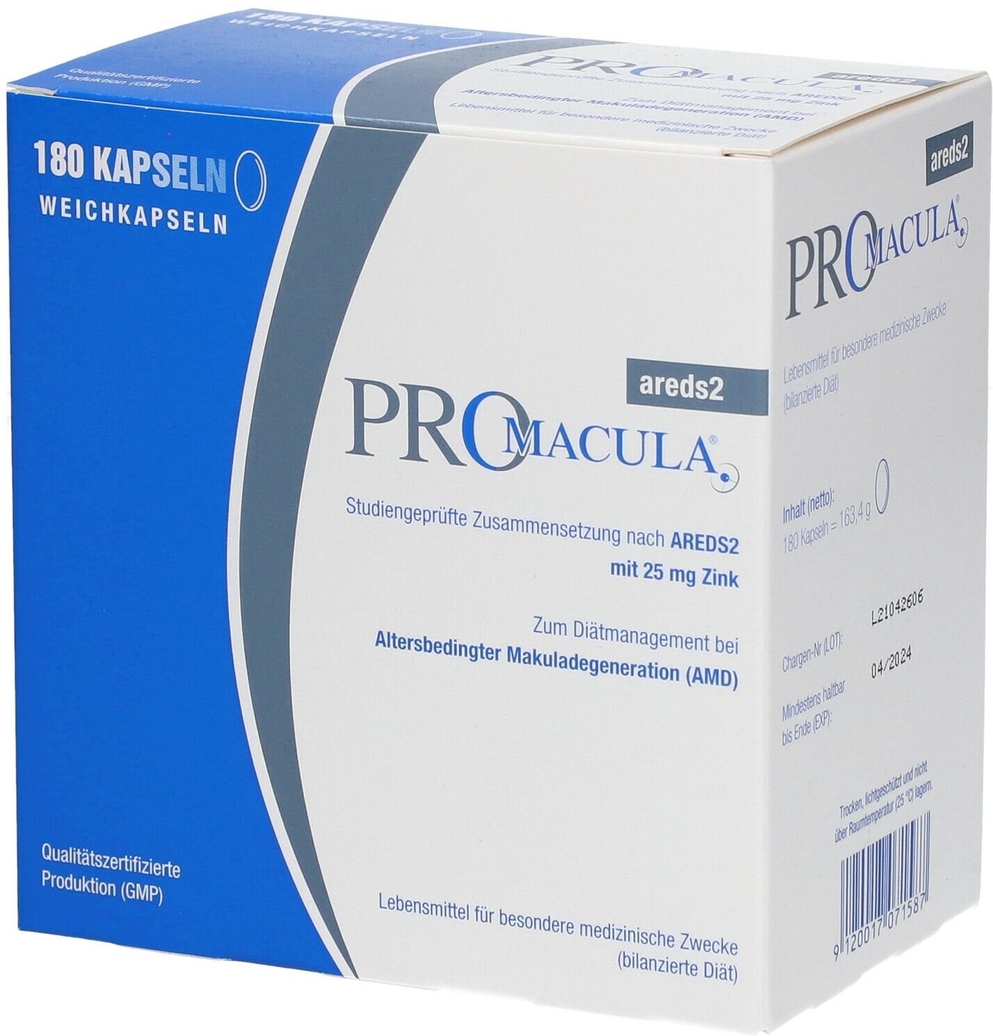 Promacula KPS Areds2 180 St Kapseln