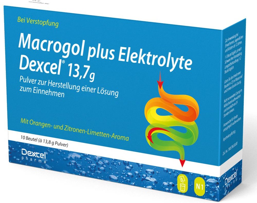 Macrogol plus Elektrolyte Dexcel 13,7 g Ple