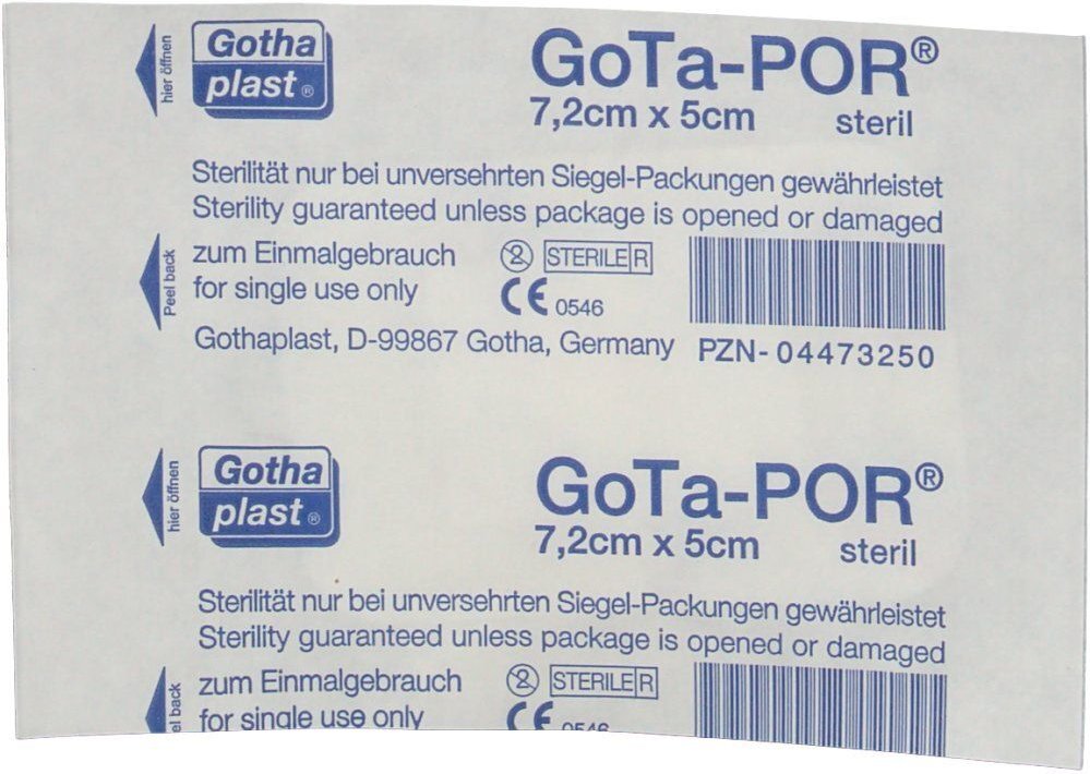 Gota-Por Wundpflaster 5x7,2 cm steril