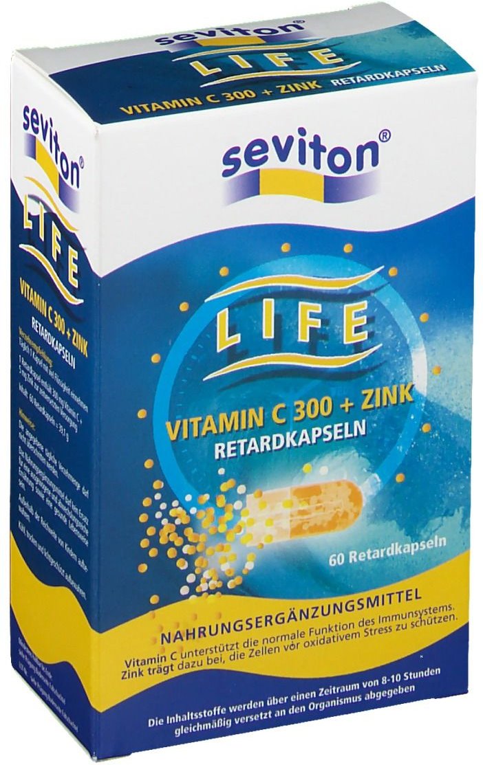 Vitamin C 300+Zink Retardkapseln 60 St Retard-Kapseln
